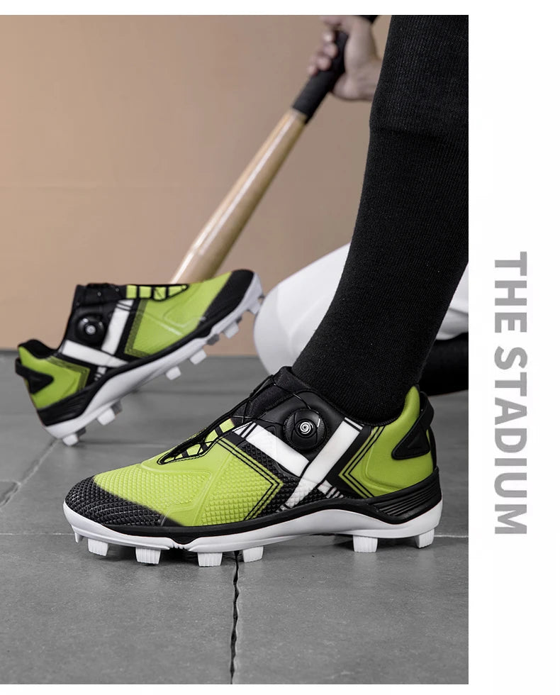 Men's Baseball Shoes, Professional Softball Sports Shoes, Anti Slip Outdoor Nail Shoes, Baseball Training Shoes Sizes 38-45