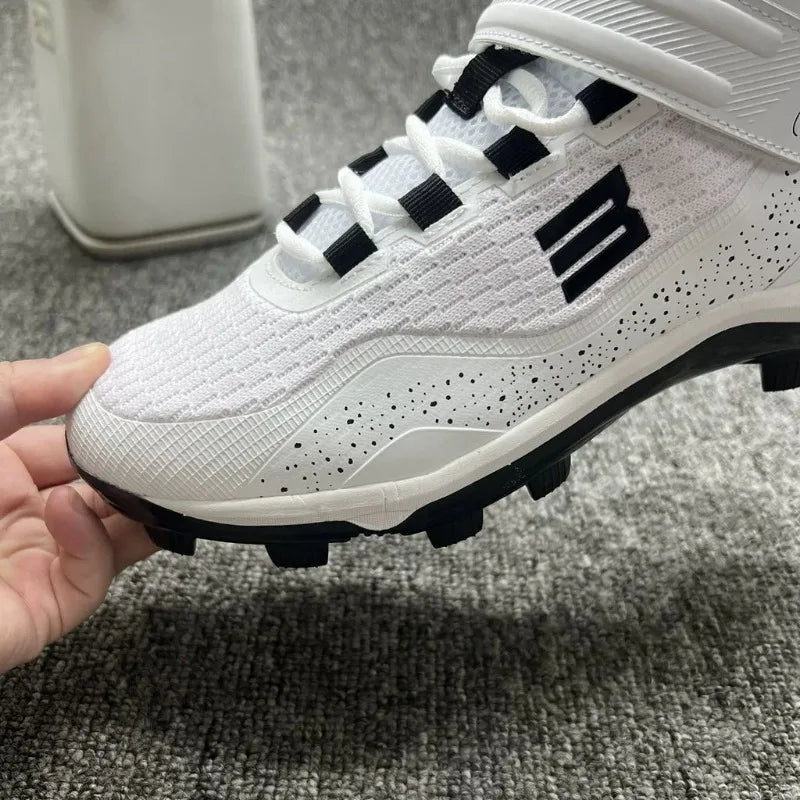 Professional Baseball Shoes for Mens Black White Sport Shoes Man Brand Designer Baseball Shoe Men Gym Sneakers