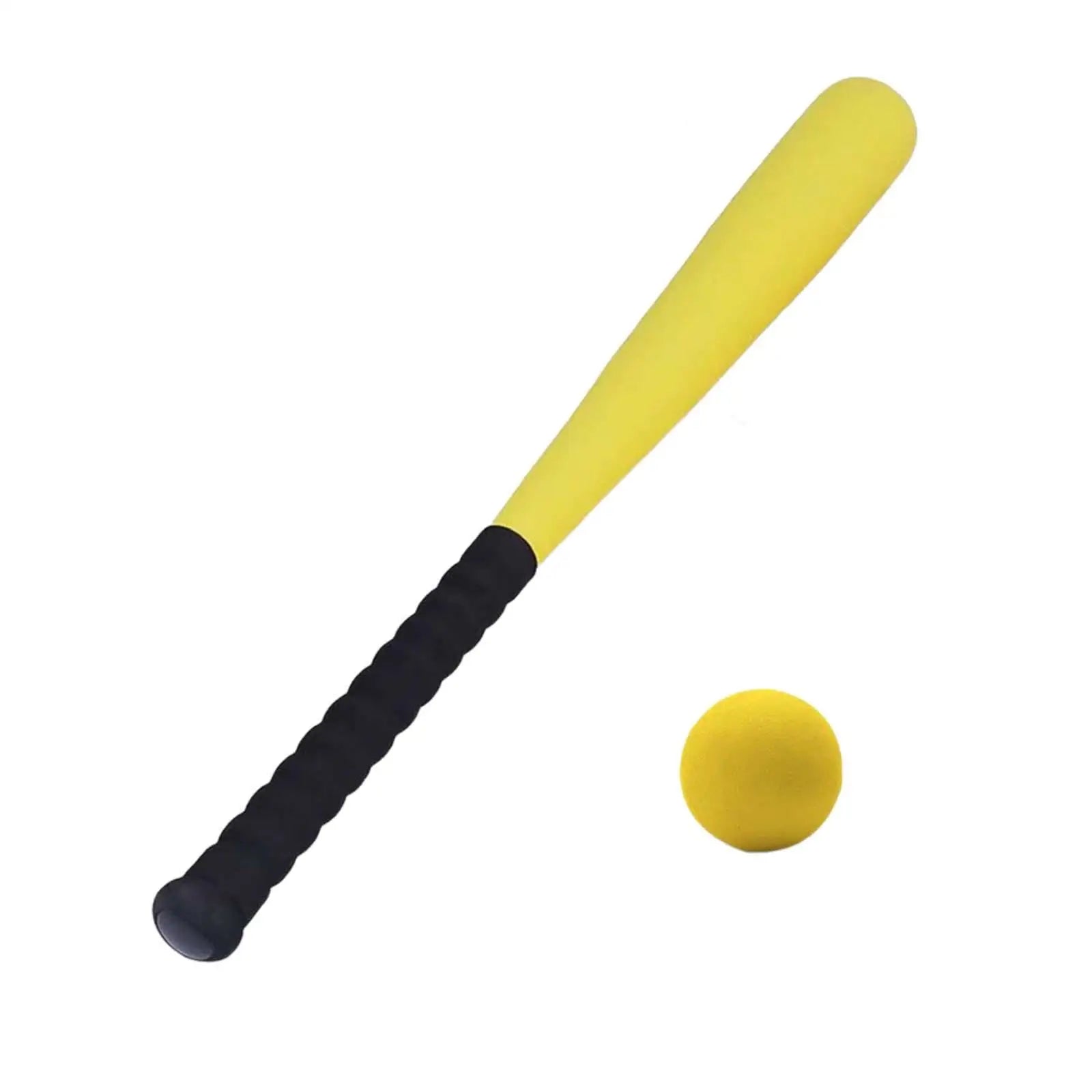 Kids Foam Baseball Bat and Ball 21 inch Lightweight Safe Toy EVA Softball Bat Tball Bat for Indoor Outdoor Learning Game Playing