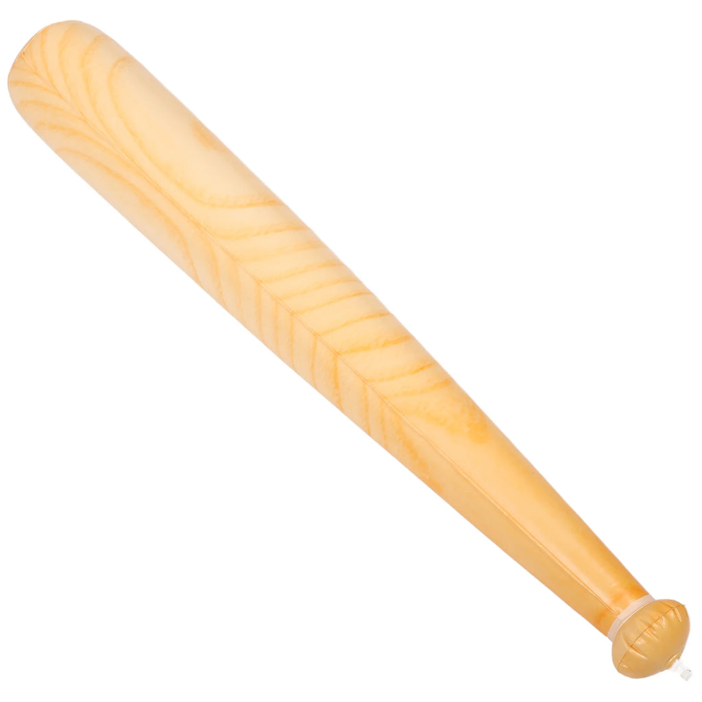 PVC Wood Grain Inflatable Baseball Bat Lightweight Portable Safe Reliable Toy For Sports Party Favors Outdoor Indoor Games Team