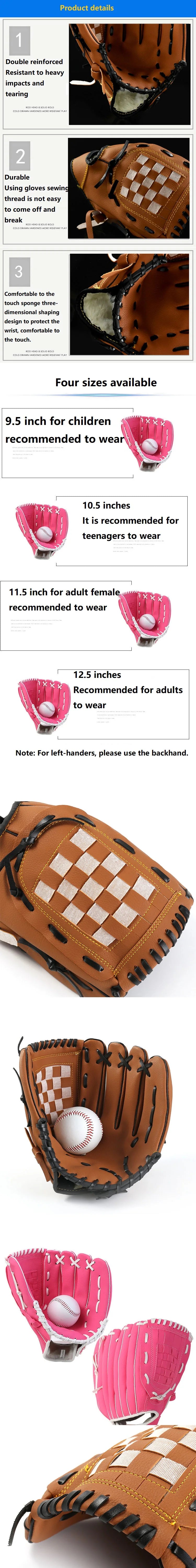 Glove Baseball for Children Baseball Glove Right Hand Baseball Shaper BQJLQ05