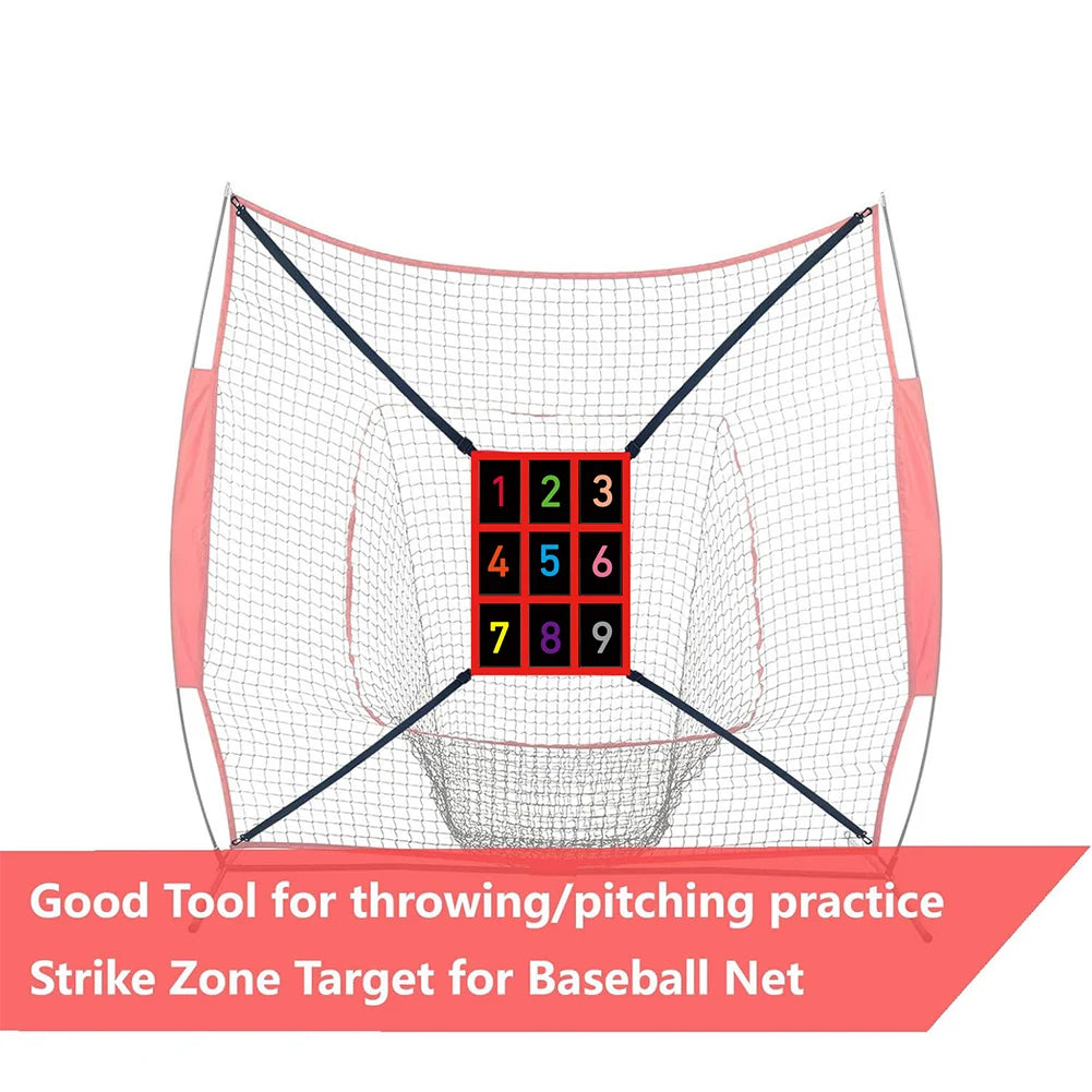 Strike Zone Target Throwing Pitching Hitting Batting Practice Target Pitcher Accuracy Training Aids for Baseball Softball Net