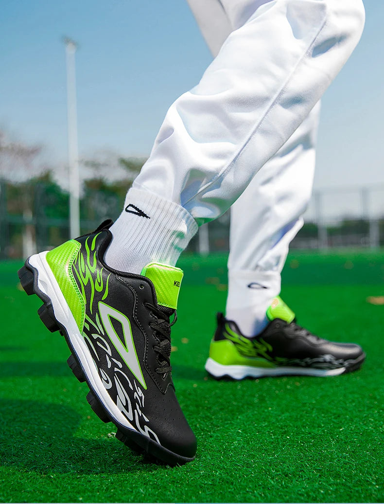 2025 New Men Baseball Sneakers Professional Softball Sport Shoes Non Slip Spiked Sneakers Comfortable Baseball Training Shoes