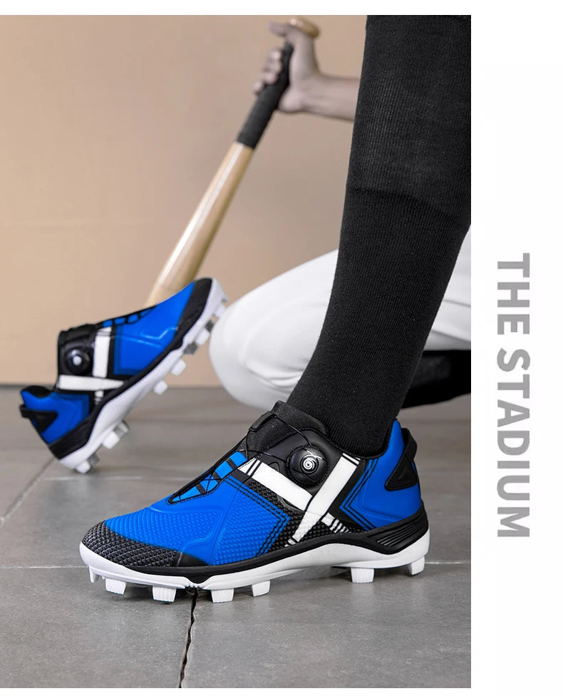 Men's Baseball Shoes, Professional Softball Sports Shoes, Anti Slip Outdoor Nail Shoes, Baseball Training Shoes Sizes 38-45