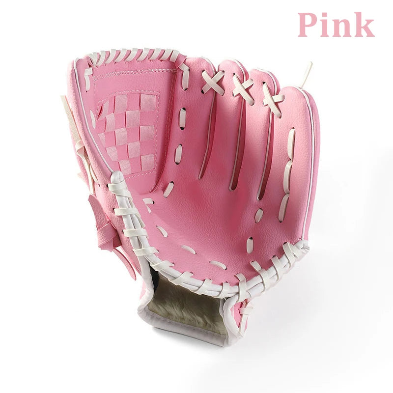 Baseball Glove for Kids Youth Adults Softball Teeball Training PU Leather Left Hand Glove Right Hand Throw Practice Equipment