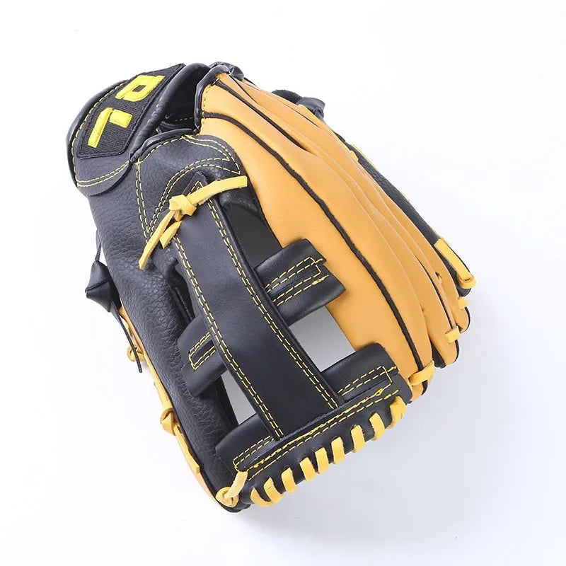 Professional Genuine Leather Baseball Gloves (11.5/12.5inch) - For Youths & Adults Ideal Softball Training & Catcher Mitt Gear