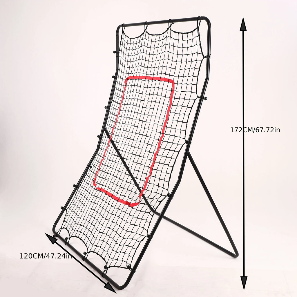 Baseball Rebounder Pitchback Net, Portable Softball Rebounder, Baseball Rebound Net Baseball Trainer for Volleyball
