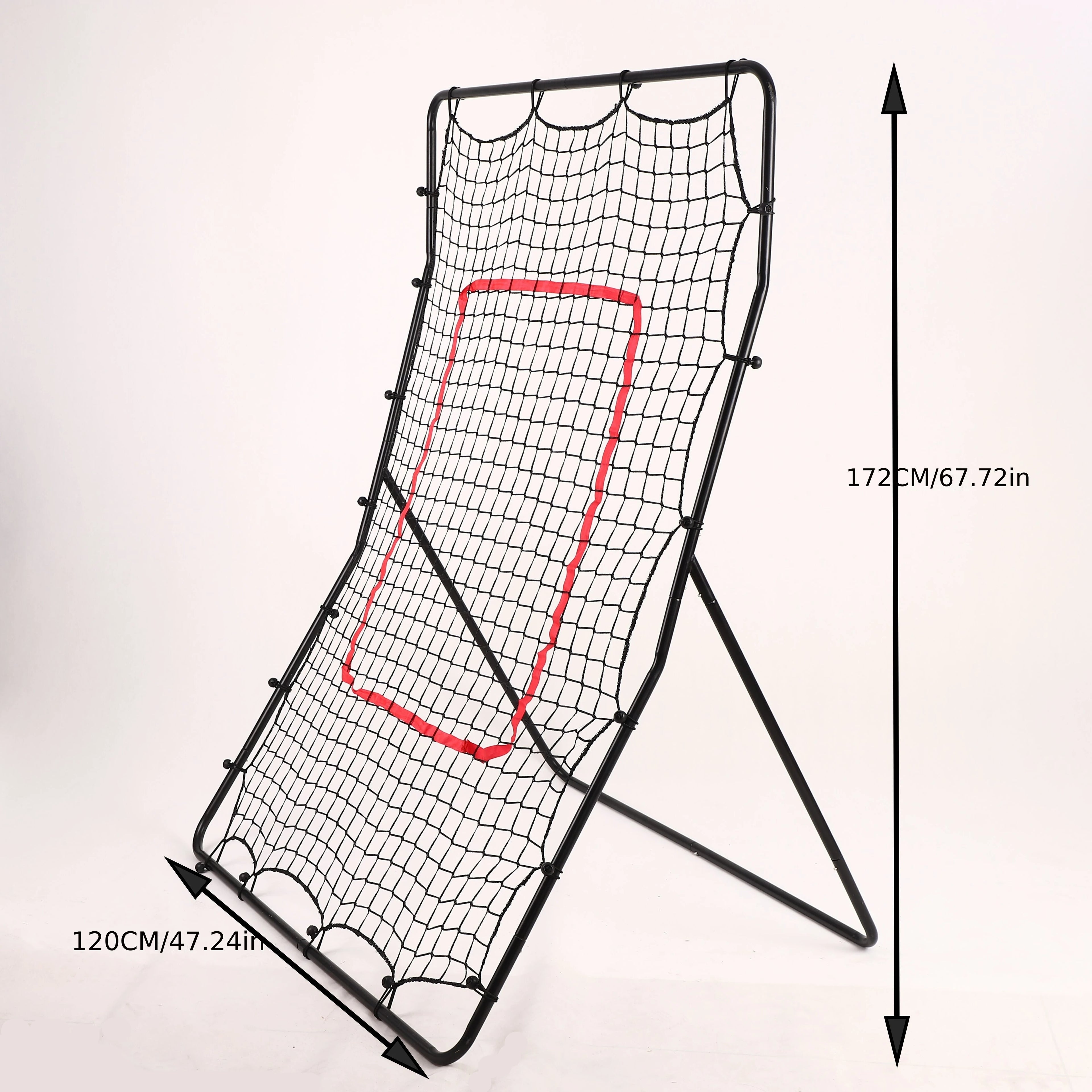 Baseball Rebounder Pitchback Net, Portable Softball Rebounder, Baseball Rebound Net Baseball Trainer for Volleyball
