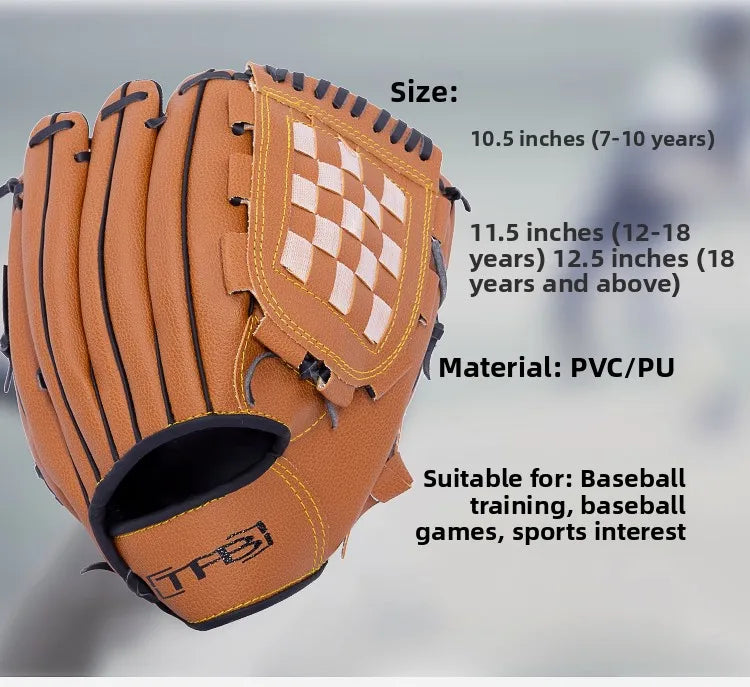 TFB Baseball Glove for Children And Teenagers Adult Student Model cher Pitcher Receiver Inner And Outer Field Gloves