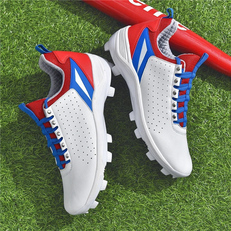 Men's Baseball Shoes Training Long Spikes Softball Shoes Non-slip Cleats And Turf Softball Sneakers Baseball Sneakers