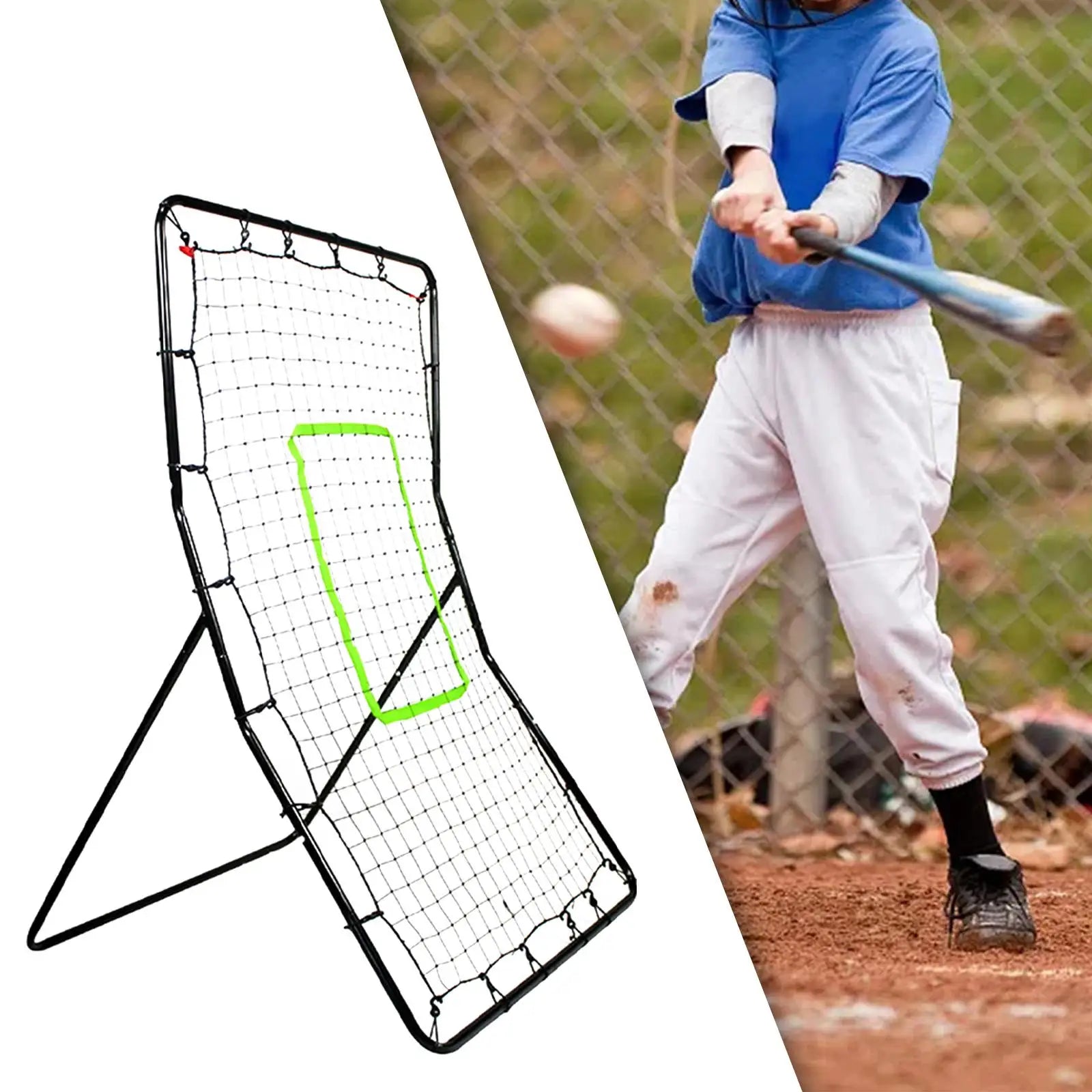 Baseball Rebound Net Baseball Training Equipment Baseball Bounce Back Net Ball