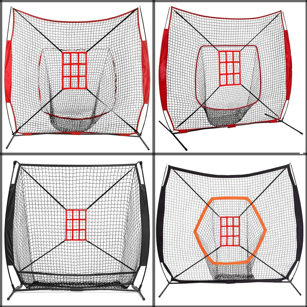 Adjustable Baseball Strike Target Net Baseball Softball Pitching Training Hitting Zone Target Net Baseball Training Equipment