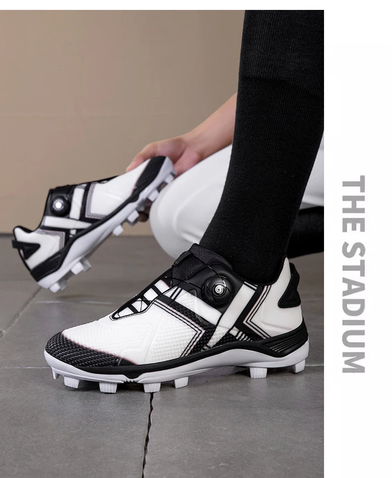 Men's Baseball Shoes, Professional Softball Sports Shoes, Anti Slip Outdoor Nail Shoes, Baseball Training Shoes Sizes 38-45