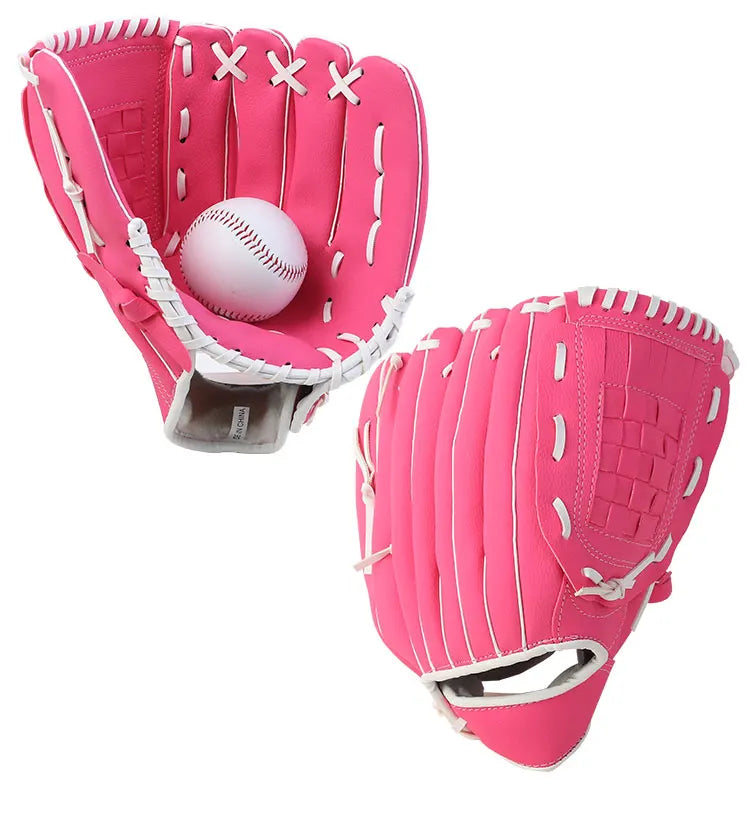 Thiened Baseball Gloves Sofall Gloves for Men And Women Left And Right Hand Kids Teens Adults Parent-Child Sports Fitn
