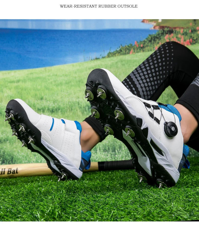 New Style Couple Baseball Shoes Non Slip Outdoor Spiked Sneakers Comfortable Softball Training Shoes Low Top Outdoor Sneakers