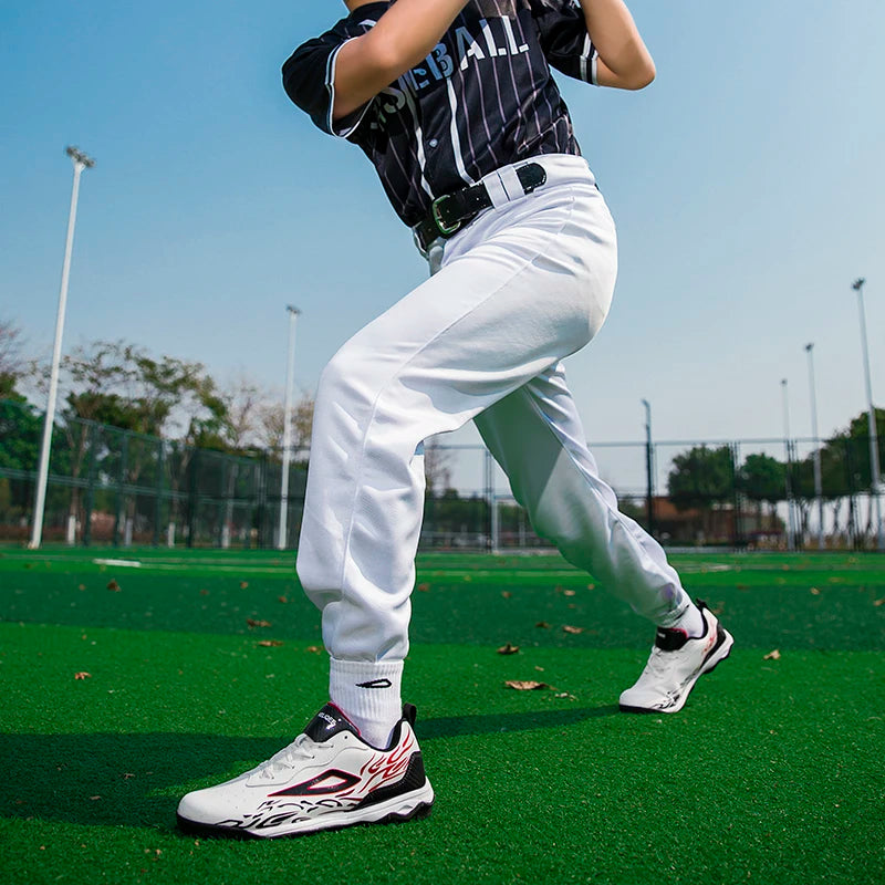 2025 New Men Baseball Sneakers Professional Softball Sport Shoes Non Slip Spiked Sneakers Comfortable Baseball Training Shoes