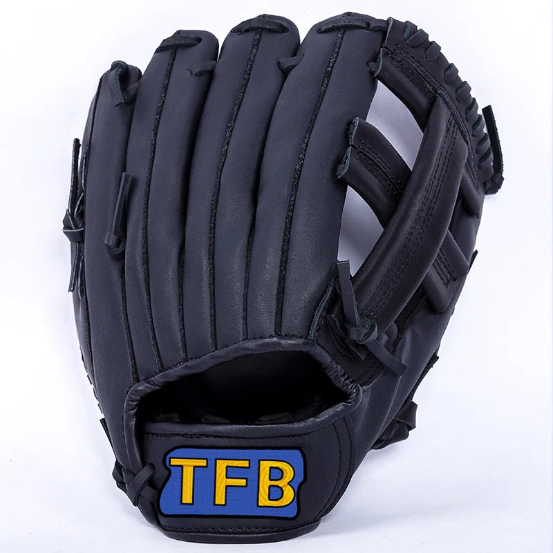 Full ain Leather Baseball Glove Sofall Mitt Profional cher Adult Youth Junior Player Fi's Handwear