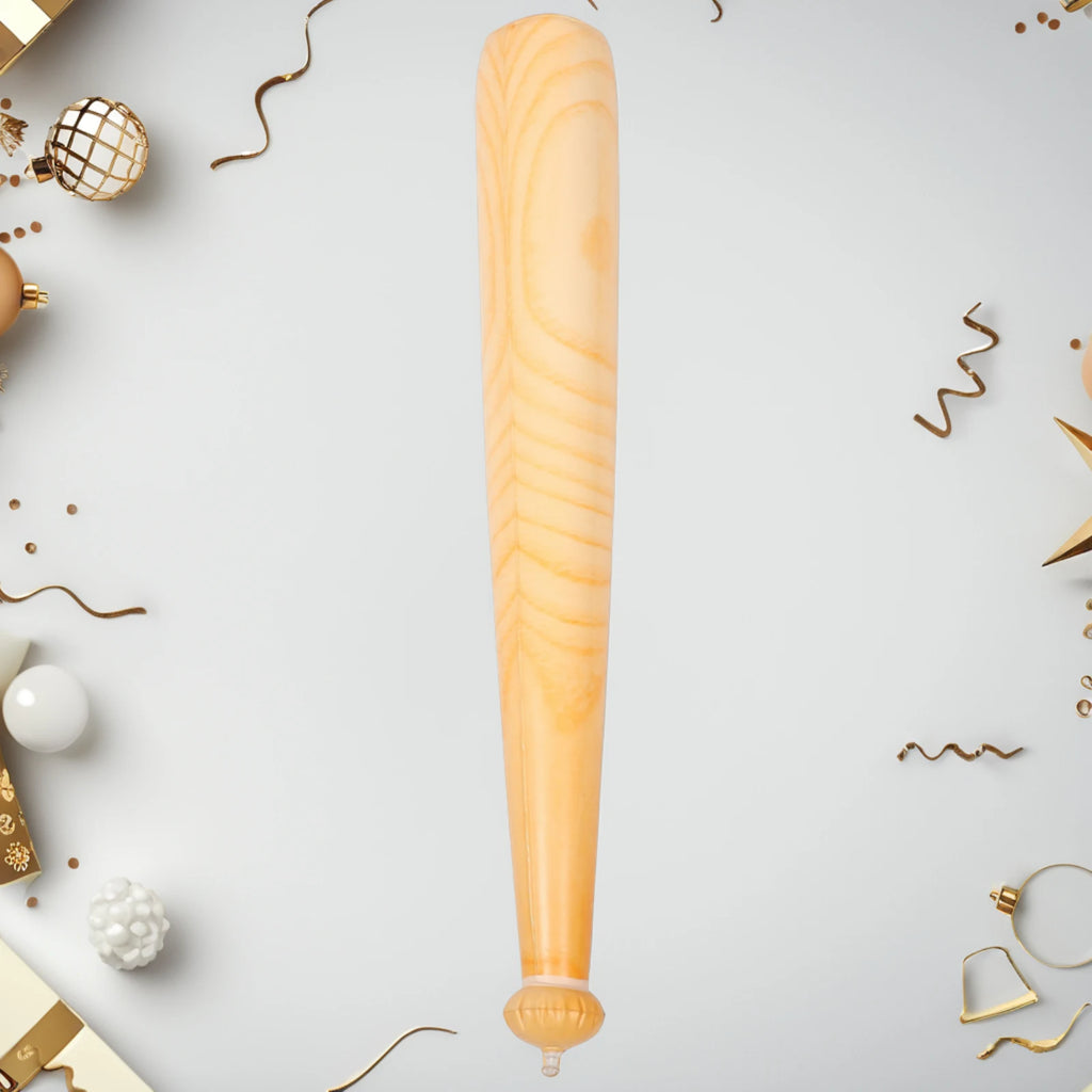 PVC Wood Grain Inflatable Baseball Bat Lightweight Portable Safe Reliable Toy For Sports Party Favors Outdoor Indoor Games Team