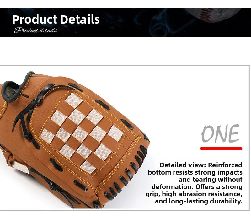 Baseball Gloves PVC PU for Children Teens Adults T Building Sports Equipment Baseball Glove Sports Fitn Fans Supplies