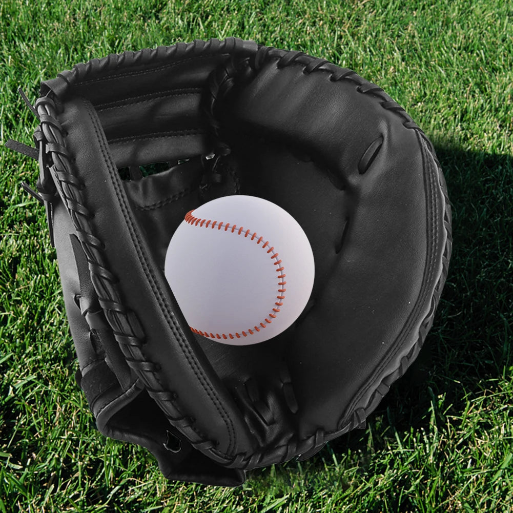Baseball Glove PU Leather Baseball Mitt Thicken Baseball Fielding Glove Wear-resistant Softball Glove for Youth Adults Practice