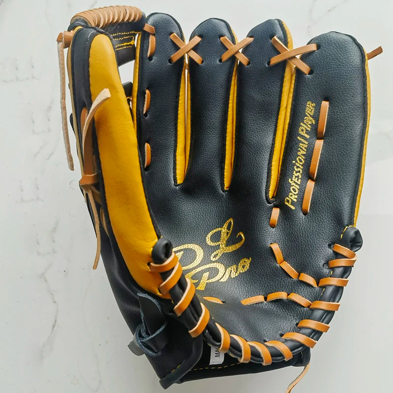 1pc Baseball and Softball Mitt Double-layer Cowhide Baseball Gloves Throwing and Receiving Gloves Teenagers and Adults