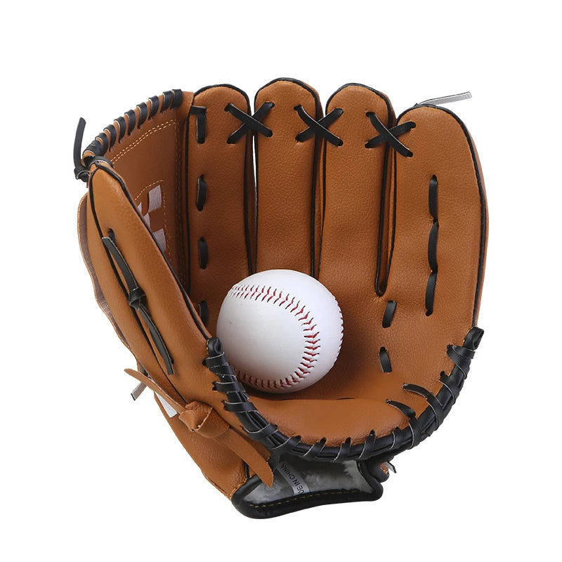Thiened Baseball Gloves Sofall Gloves for Men And Women Left And Right Hand Kids Teens Adults Parent-Child Sports Fitn