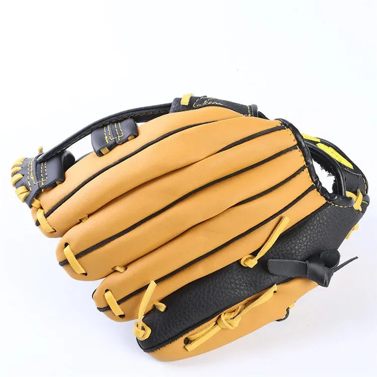 Professional Genuine Leather Baseball Gloves (11.5/12.5inch) - For Youths & Adults Ideal Softball Training & Catcher Mitt Gear