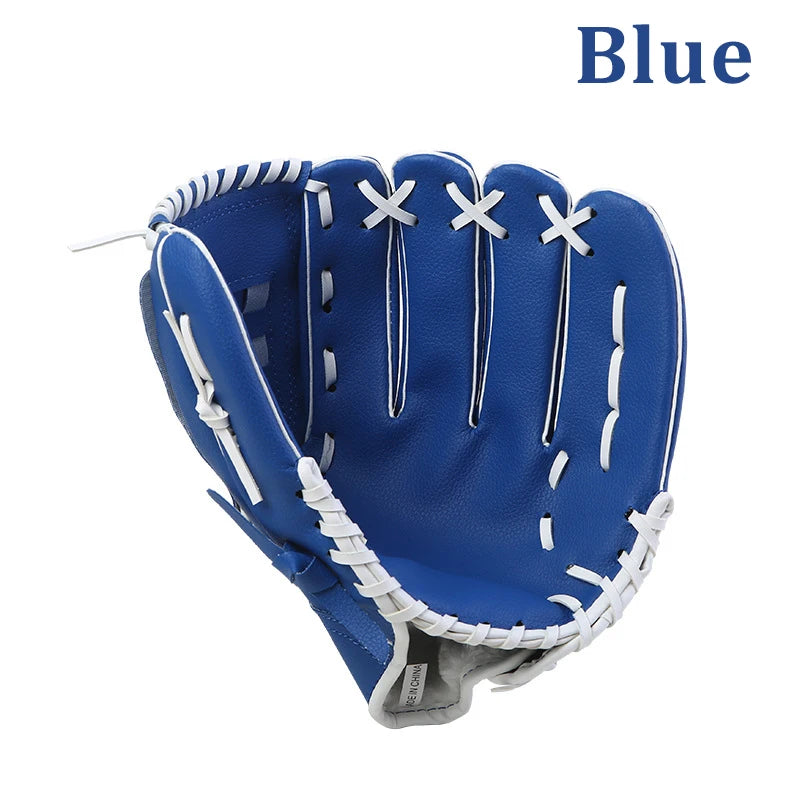 Baseball Glove for Kids Youth Adults Softball Teeball Training PU Leather Left Hand Glove Right Hand Throw Practice Equipment