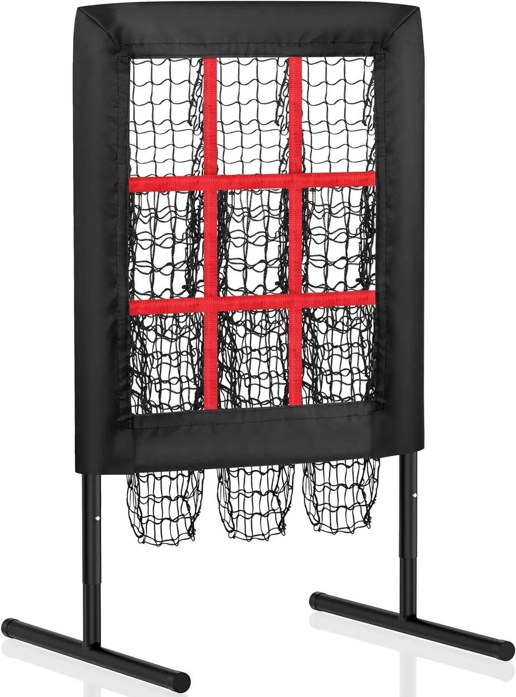 Baseball Nine-Grid Pitching Practice Net with Good Ball Area Trainer for Baseball Training
