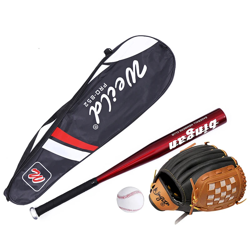 Children's Baseball Set Practice Bat Sofall Glove Home Run Base Ball Equipment for Kids Sports Fitn Fans Supplies