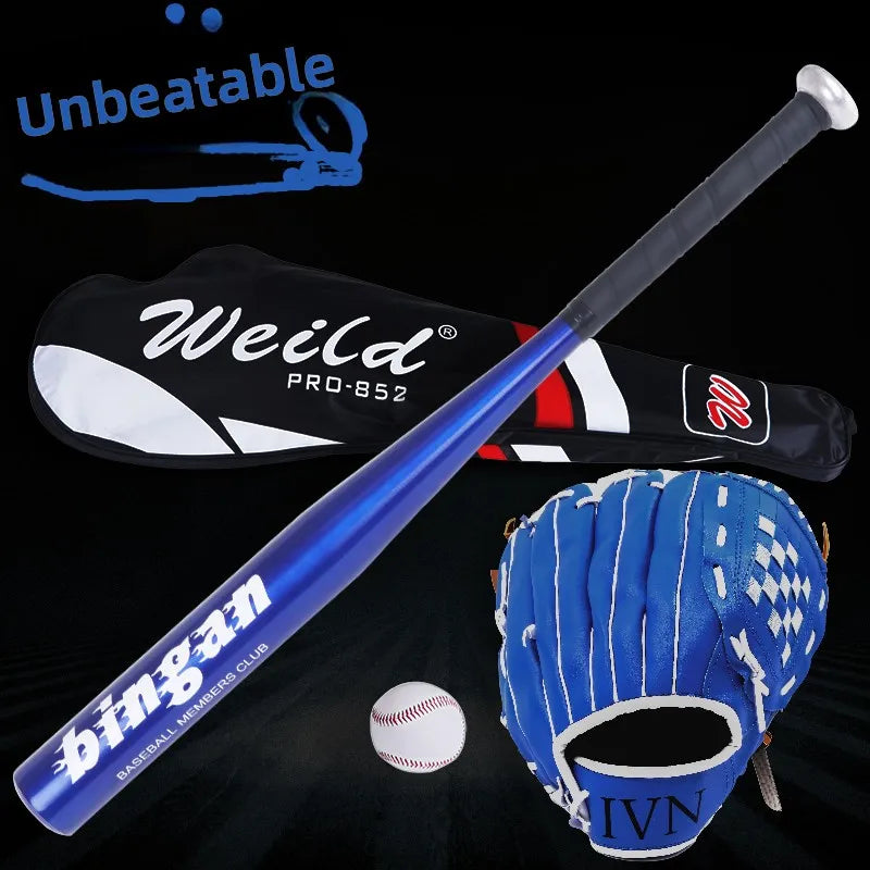 Children's Baseball Set Practice Bat Sofall Glove Home Run Base Ball Equipment for Kids Sports Fitn Fans Supplies