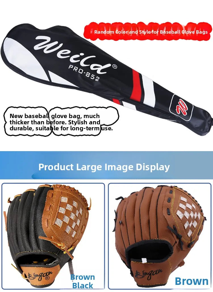 Children's Baseball Set Practice Bat Sofall Glove Home Run Base Ball Equipment for Kids Sports Fitn Fans Supplies