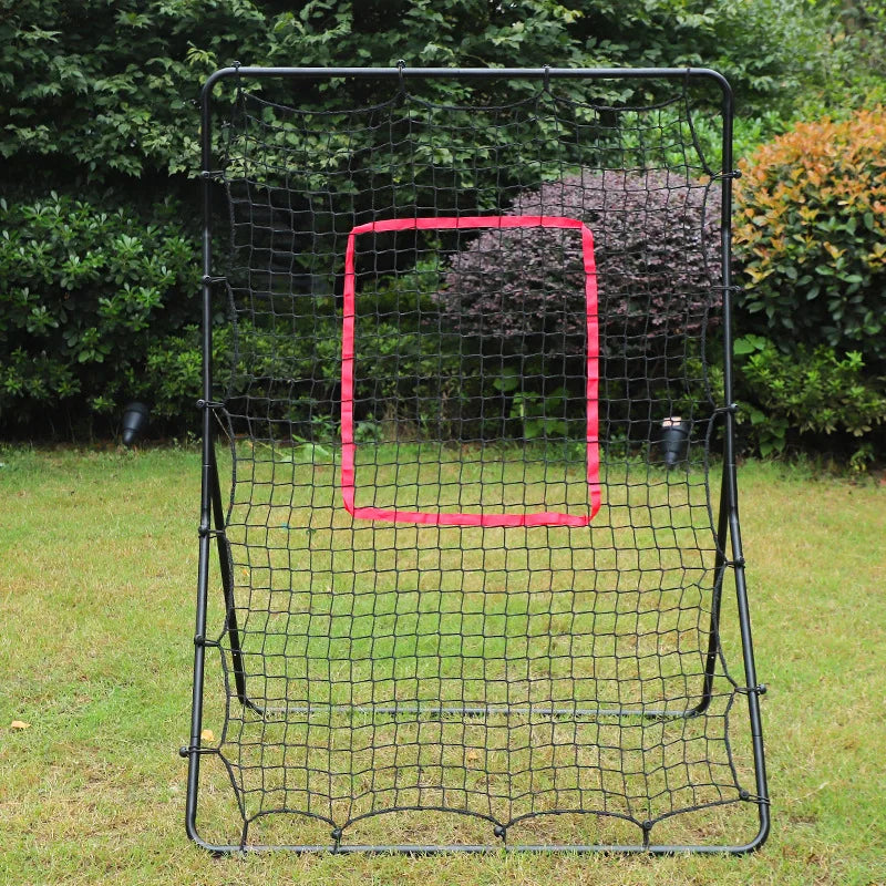 Baseball Rebounder Pitchback Net, Portable Softball Rebounder, Baseball Rebound Net Baseball Trainer for Volleyball