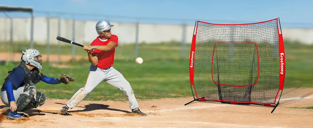 Baseball Replacement Net (NET ONLY),7'×7' Baseball Softball Practice Net for Hitting Batting Catching Pitching