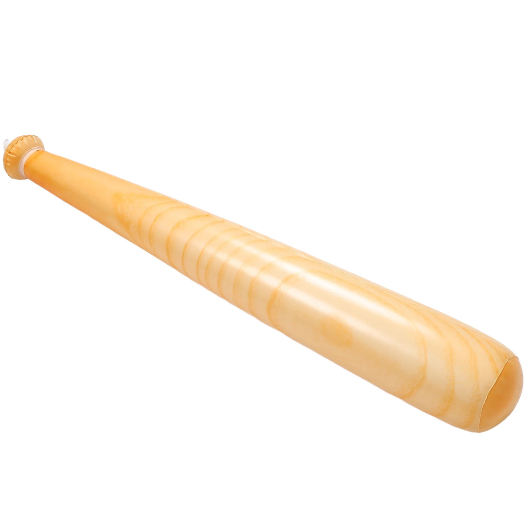 PVC Wood Grain Inflatable Baseball Bat Lightweight Portable Safe Reliable Toy For Sports Party Favors Outdoor Indoor Games Team