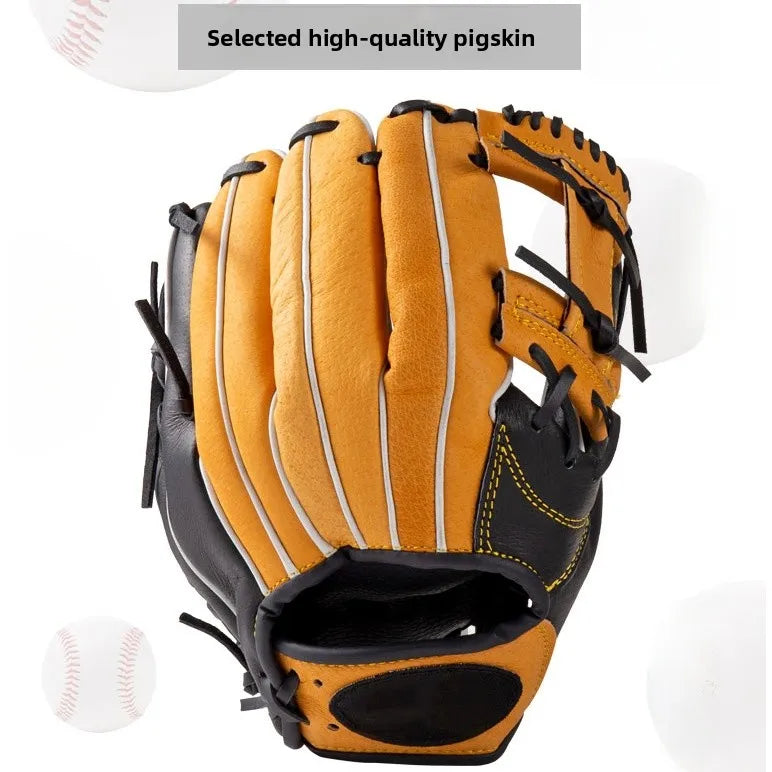 Leather Baseball Glove for Adults And Teenagers College Students Sports Class Sofall Towing Gloves Baseball Equipment