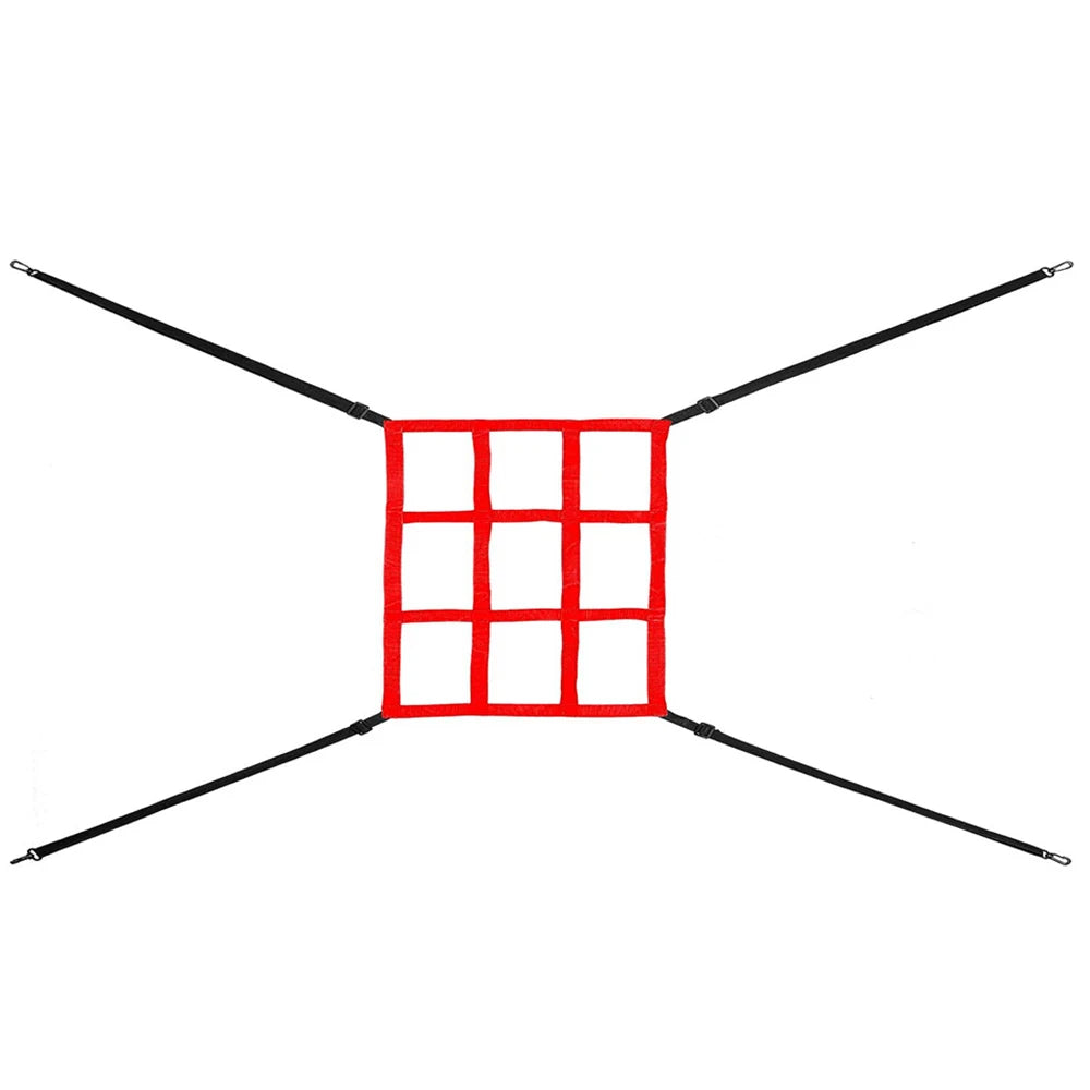 Strike Zone Target Adjustable Baseball Softball Pitching Target Practice Accuracy Training Throwing for Baseball Softball Net