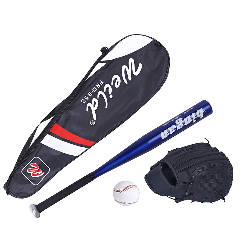 Children's Baseball Set Practice Bat Sofall Glove Home Run Base Ball Equipment for Kids Sports Fitn Fans Supplies