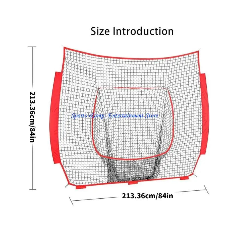 G7NF Nylon Softball Practice Net Baseball Replacement Net Baseball Sport Accessory