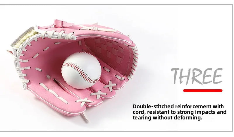 Baseball Gloves PVC PU for Children Teens Adults T Building Sports Equipment Baseball Glove Sports Fitn Fans Supplies