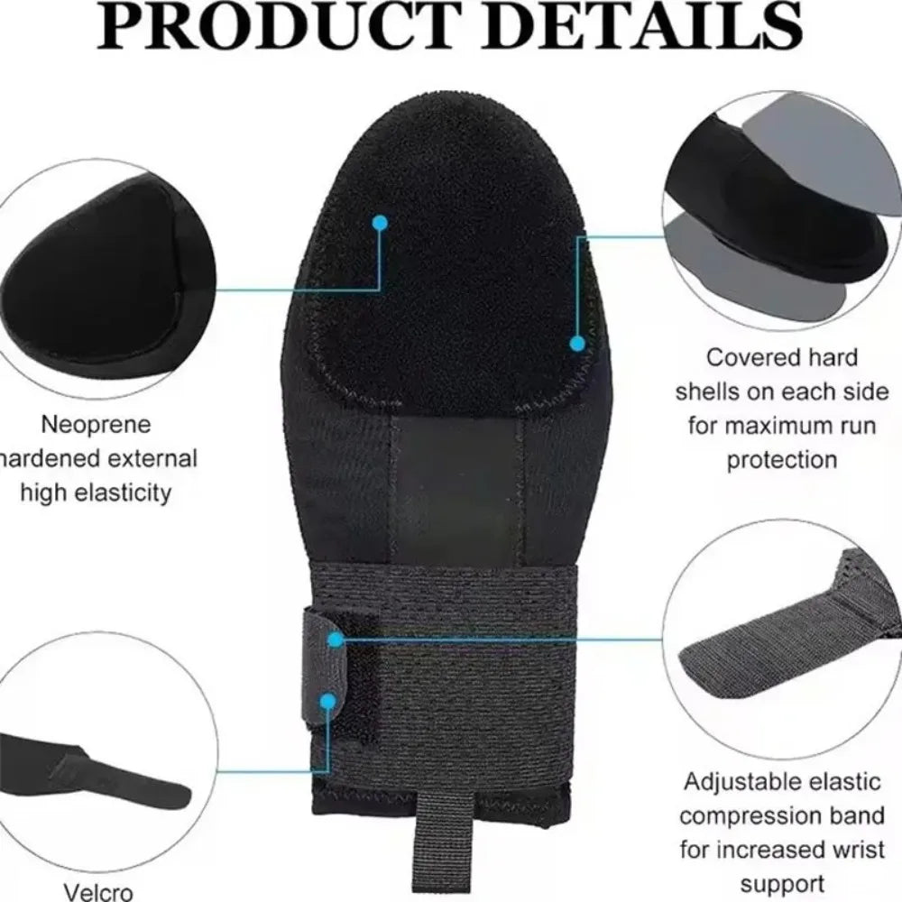 Icecream Baseball Sliding Mitt Glove Left Right Universal Protective Glove Compression Strap Adjustable Wrist Softball Glove