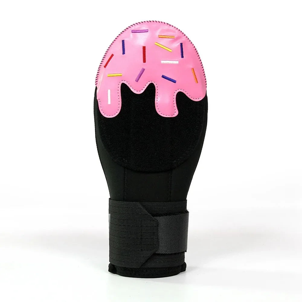 Icecream Baseball Sliding Mitt Glove Left Right Universal Protective Glove Compression Strap Adjustable Wrist Softball Glove