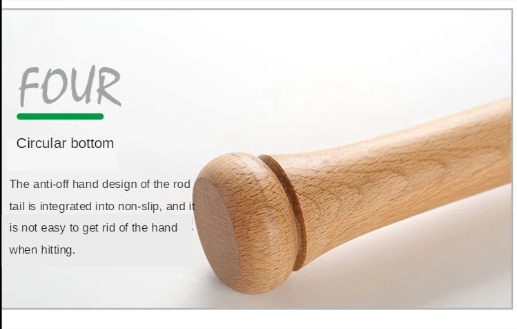 Wood Baseball Bat And Softball Gloves Ball Youth Children 21inch Outdoor Sports Home Person Self-Defense Gear