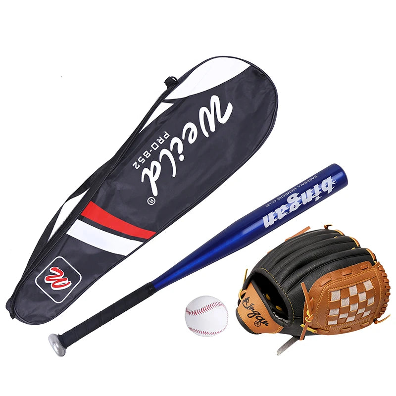 Children's Baseball Set Practice Bat Sofall Glove Home Run Base Ball Equipment for Kids Sports Fitn Fans Supplies