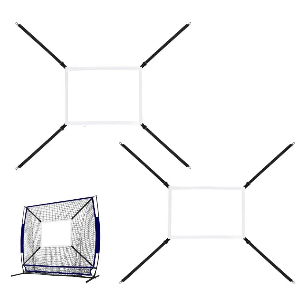 Baseball Backstop Net Portable Baseball Practice Net Hitting Pitching Batting Training Net Baseball Accessories