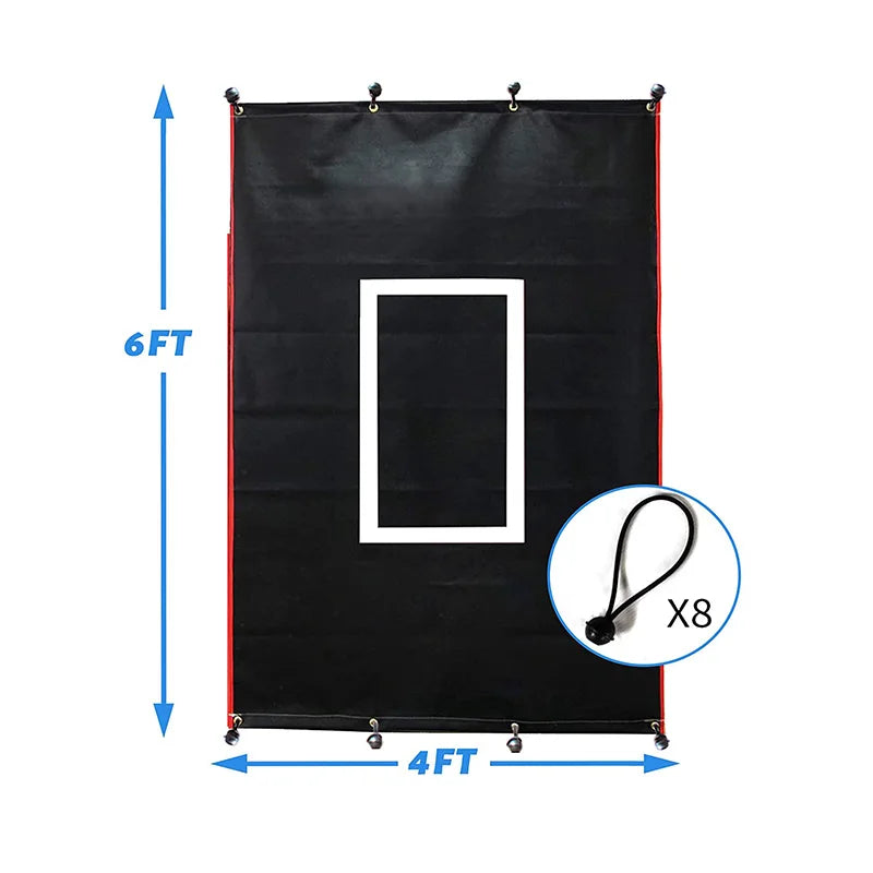 Hanging Baseball Pitching Target Practice Net Single Player Training Baseball Pitcher Good Ball Strike Cage Fanxinbl Bbn022