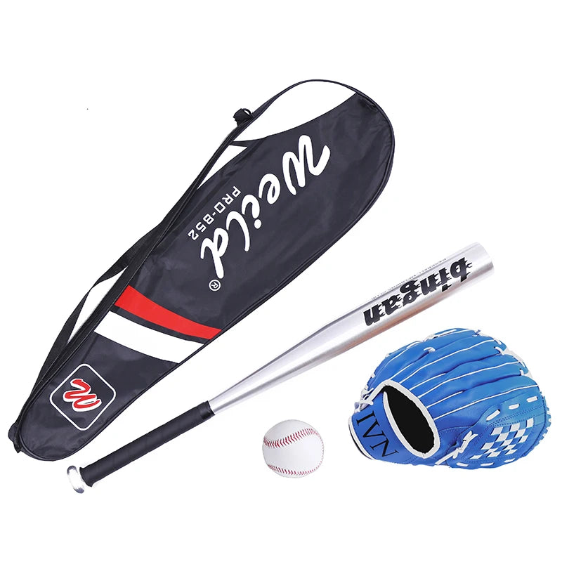 Children's Baseball Set Practice Bat Sofall Glove Home Run Base Ball Equipment for Kids Sports Fitn Fans Supplies