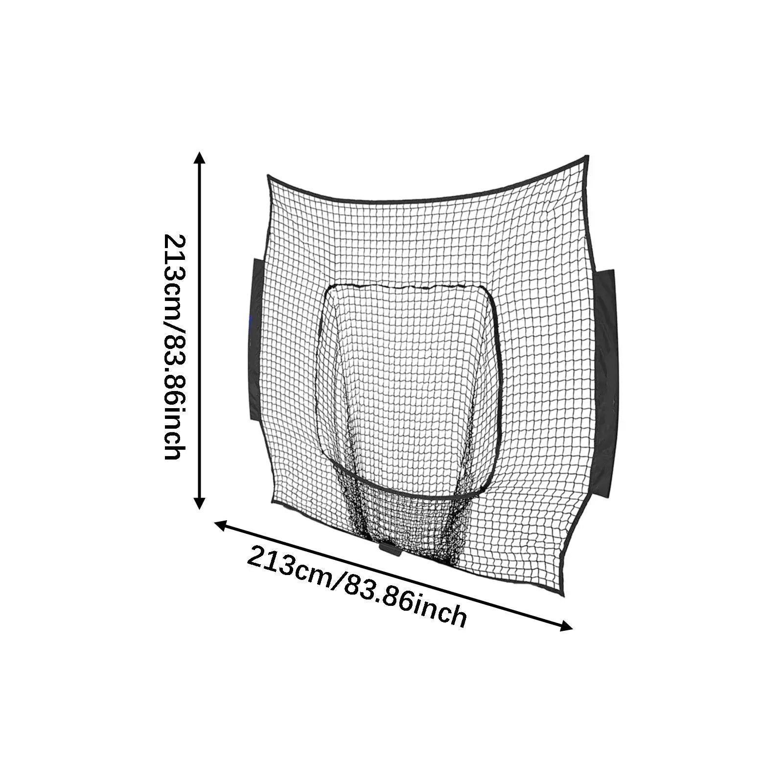 Baseball Replacement Net 83inchx83inch Softball Pitching Net Baseball Netting for Fielding Throwing Batting Pitching Indoor