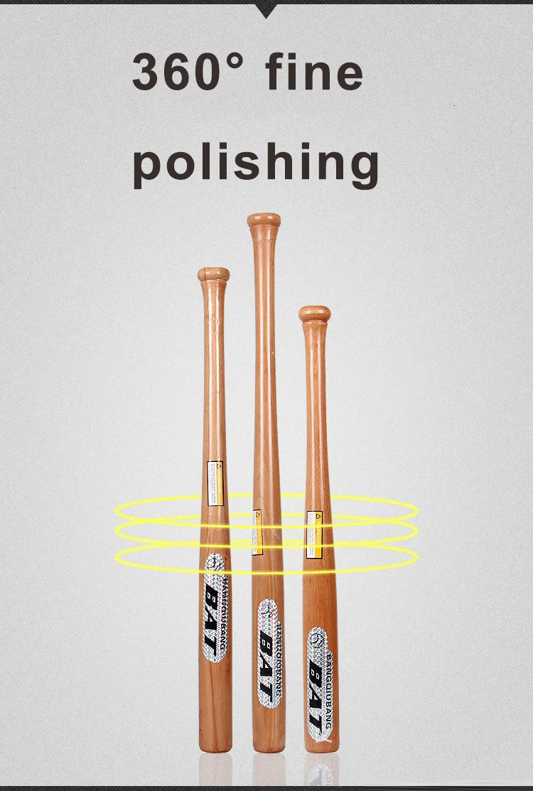 Wood Baseball Bat Professional Hardwood Baseball Stick Outdoor Sports Self-defense Weapon Bat Of The Bit Softball Bats Softball
