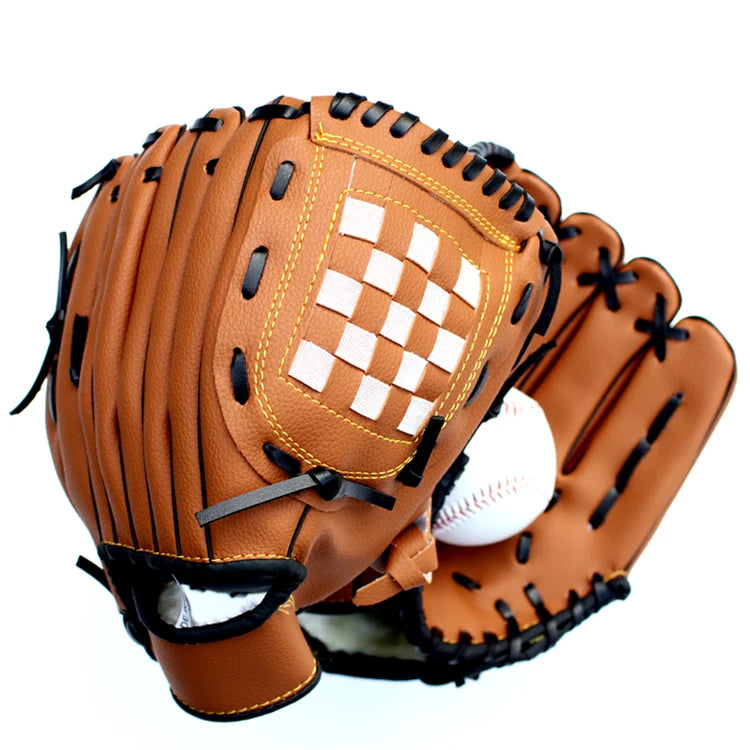 Baseball Gloves for Children Youth Adults Pitcher cher Batting Gloves Soft Leather Sports Fitn Fans Supplies